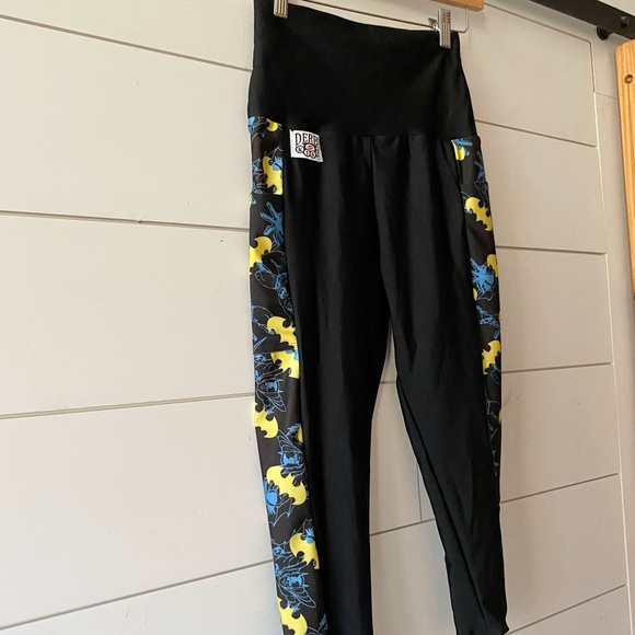 Derby Kiss Roller Derby Capri Leggings Batman Print Small-Medium - Picture 11 of 11